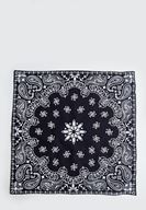 Bayan Siyah Baskılı Fular