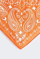 Bayan Turuncu Baskılı Fular