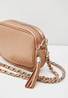 Bayan Altın Püskül Detaylı Askılı Çanta