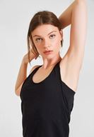 Bayan Siyah U Yaka Detaylı Atlet