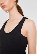 Bayan Siyah U Yaka Detaylı Atlet