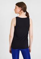 Bayan Siyah U Yaka Detaylı Atlet