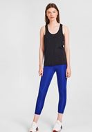 Bayan Siyah U Yaka Detaylı Atlet