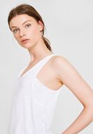 Bayan Beyaz U Yaka Detaylı Atlet