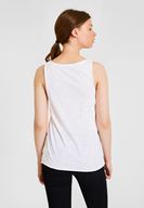 Bayan Beyaz U Yaka Detaylı Atlet