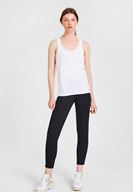 Bayan Beyaz U Yaka Detaylı Atlet