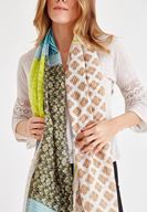 Bayan Çok Renkli Karışık Desenli Şal