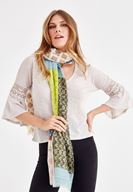 Bayan Çok Renkli Karışık Desenli Şal