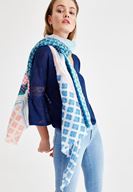 Bayan Çok Renkli Karışık Desenli Şal