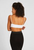 Bayan Beyaz Çapraz Biyeli Büstiyer