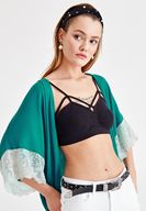 Bayan Siyah Biyeli Büstiyer