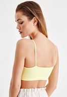 Bayan Sarı Biyeli Büstiyer