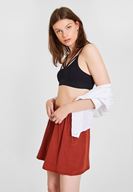 Bayan Siyah Biye Detaylı İnce Askılı Büstiyer