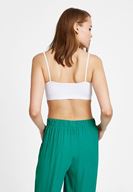 Bayan Beyaz Biye Detaylı Büstiyer