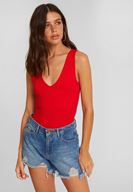 Bayan Kırmızı Kalın Askılı Basic Atlet