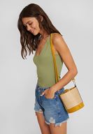 Bayan Yeşil Kalın Askılı Basic Atlet