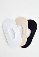 Bayan Çok Renkli Üç Renkli Babet Çorabı