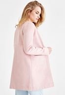 Bayan Pembe Dikiş Detaylı Cepli Ceket