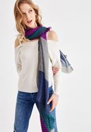 Bayan Gri Askı Detaylı Triko