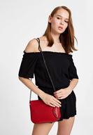 Bayan Siyah Yakası Büzgülü Kısa Tulum