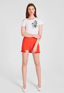 Bayan Kırmızı Püsküllü Mini Şort