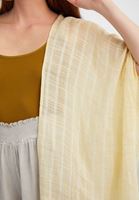 Bayan Sarı Yırtmaçlı Kimono