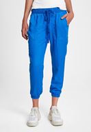 Bayan Mavi Beli Lastik Detaylı Jogger ( TENCEL™ )