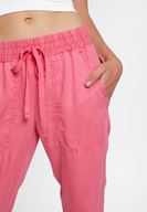 Bayan Pembe Beli Lastik Detaylı Jogger ( TENCEL™ )