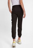 Bayan Siyah Beli Lastik Detaylı Jogger ( TENCEL™ )
