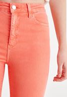 Women Orange High Rise Pants with Details