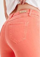 Women Orange High Rise Pants with Details