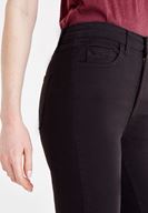 Women Black High Rise Pants with Details