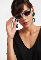 Bayan Beyaz Cat Eye Güneş Gözlüğü