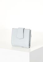 Bayan Mavi Kapak Detaylı Küçük Cüzdan