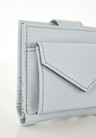 Bayan Mavi Kapak Detaylı Küçük Cüzdan