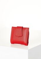 Bayan Kırmızı Kapak Detaylı Küçük Cüzdan