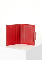 Bayan Kırmızı Kapak Detaylı Küçük Cüzdan