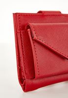 Bayan Kırmızı Kapak Detaylı Küçük Cüzdan