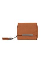 Bayan Kahverengi Püskül Detaylı Süet Cüzdan