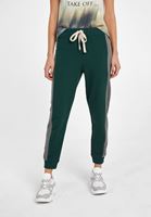 Bayan Yeşil Orta Bel Jogger Pantolon