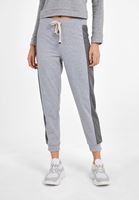 Bayan Gri Orta Bel Jogger Pantolon