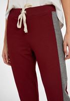 Bayan Bordo Orta Bel Jogger Pantolon