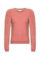 Bayan Pembe Balon Kollu Sweatshirt