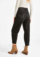 Bayan Siyah Ultra Yüksek Bel Slouchy Jean 