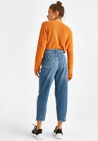 Bayan Mavi Ultra Yüksek Bel Slouchy Jean