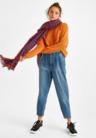 Bayan Mavi Ultra Yüksek Bel Slouchy Jean