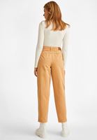Bayan Turuncu Ultra Yüksek Bel Slouchy Pantolon