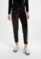 Bayan Siyah Yumuşak Tuşeli  Jogger Pantolon