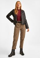 Bayan Bordo Kolları Büzgü Detaylı Bluz