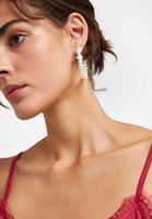 Bayan Krem Halka Küpe